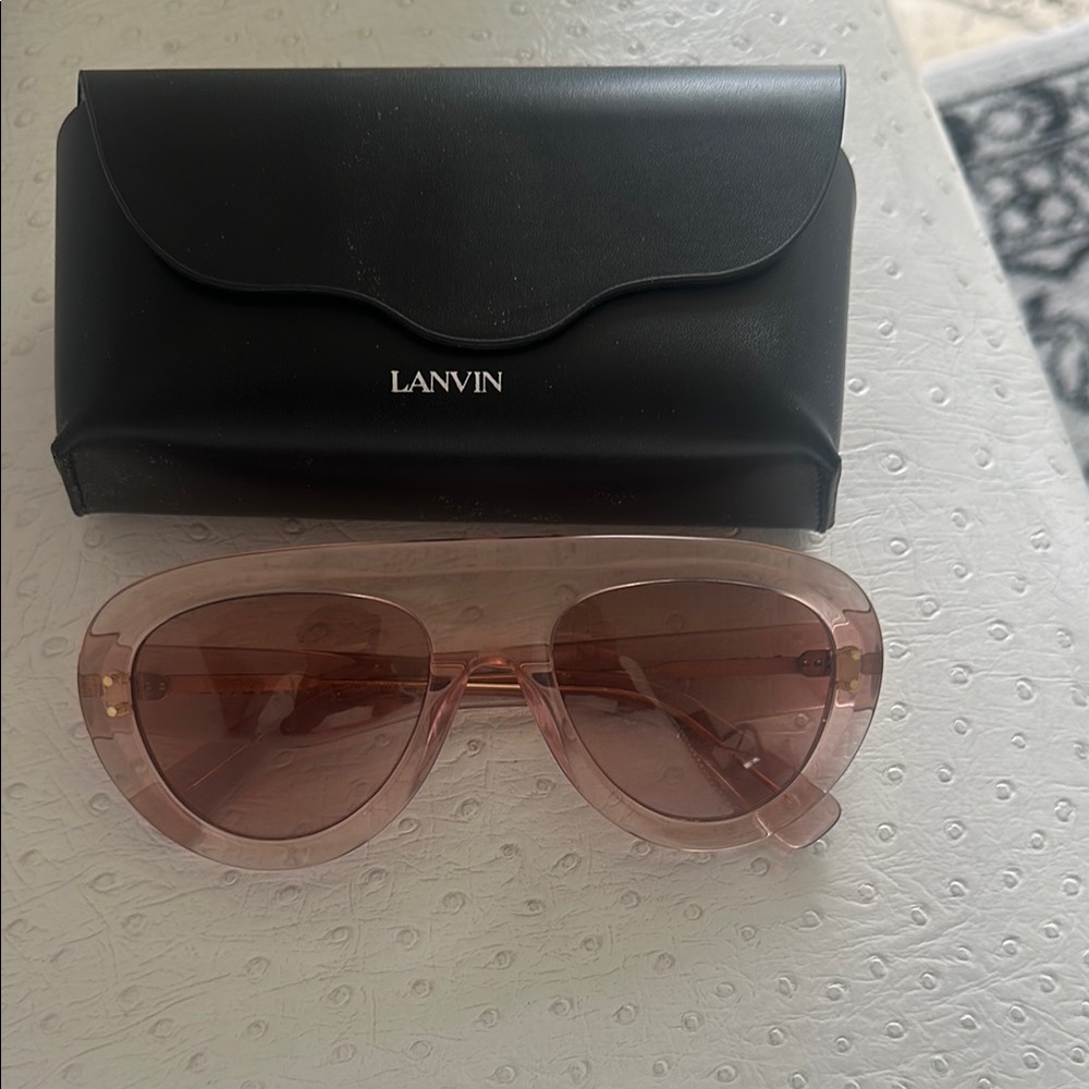 Lanvin Aviator glasses nude/rose new